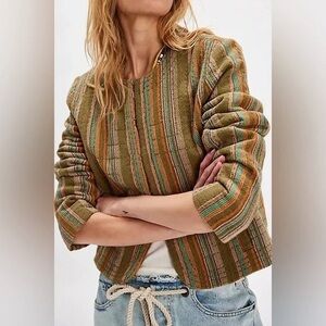 Free People Zandi Quilted Jacket NWOT Size Medium